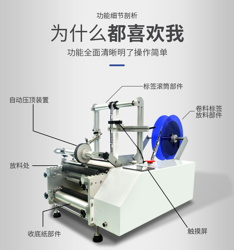 半自動圓瓶貼標機