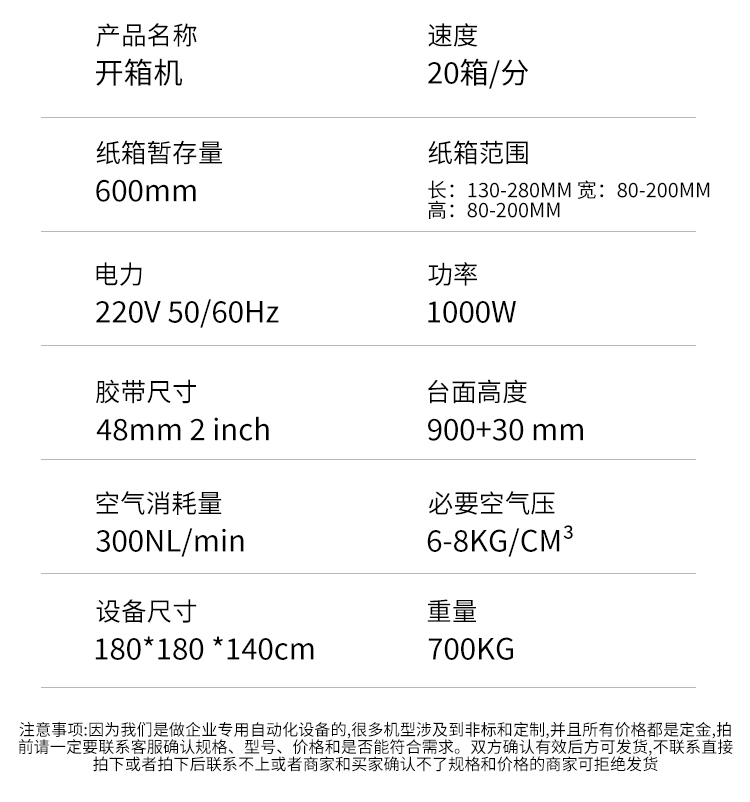 電商高速開箱機